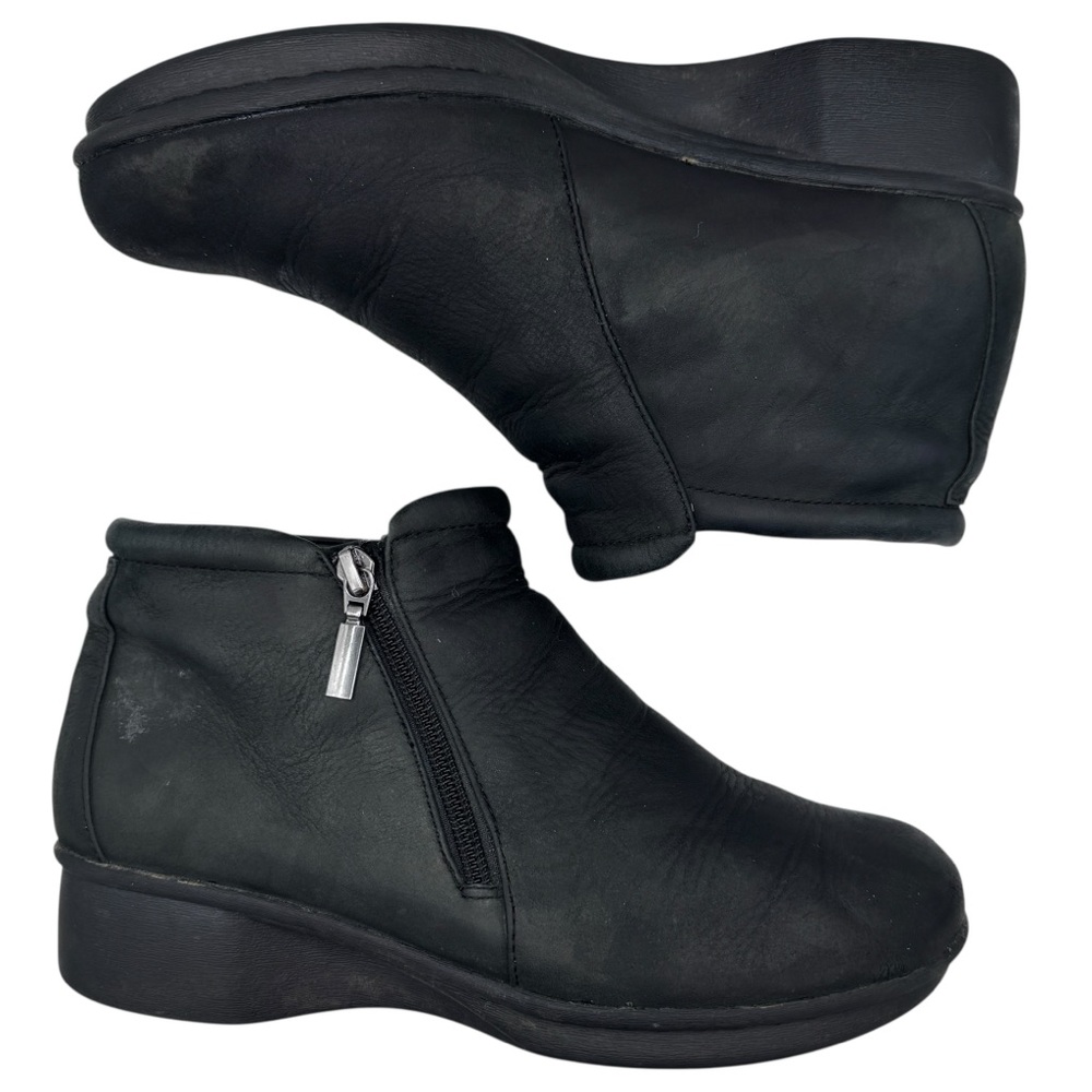 Dansko Women’s Black Leather Ankle Booties - Size 38/ US 7.5-8